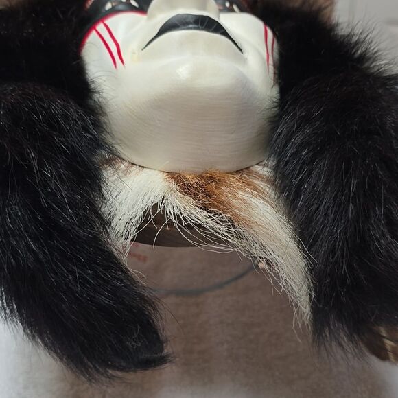 Native American Indian Spirit Mask Face Wall Hanging - minor flaws - Picture 9 of 10